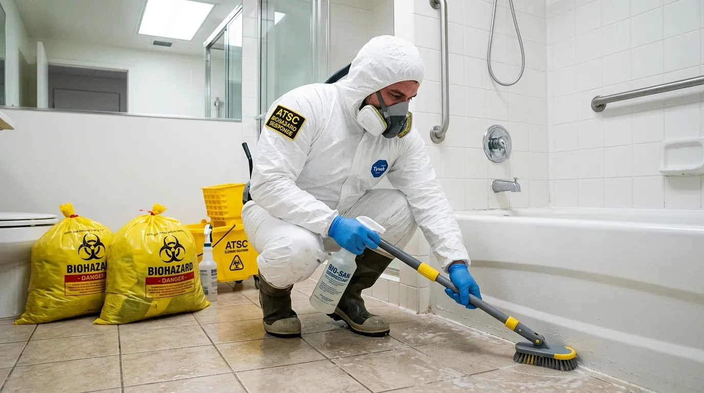 Decontamination equipment deployed for Blood Cleanup in Readville